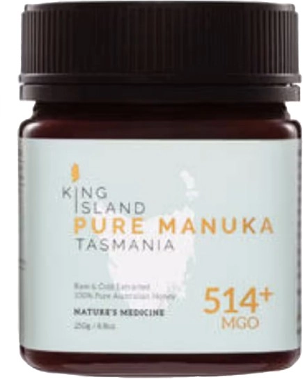 King Island Pure Manuka Honey Tasmania MGO 514+ 250g