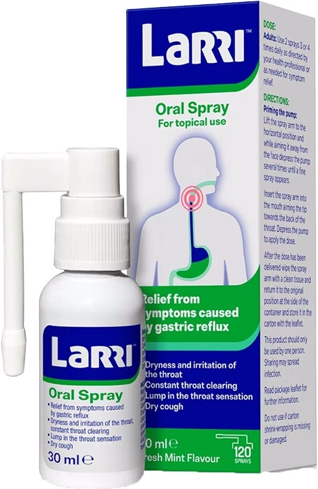 Larri Oral Spray Gastric Reflux 30ml