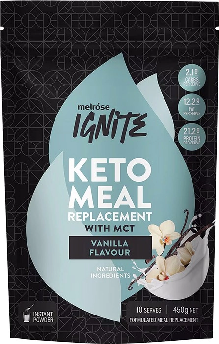 Melrose Ignite Keto Mct Meal Replacement With Mct Vanilla 450g