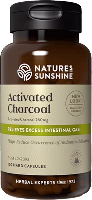 Nature’s Sunshine Activated Charcoal 100 Capsules