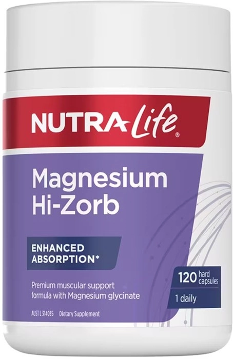 Nutra-Life Magnesium Hi-Zorb 120 Capsules