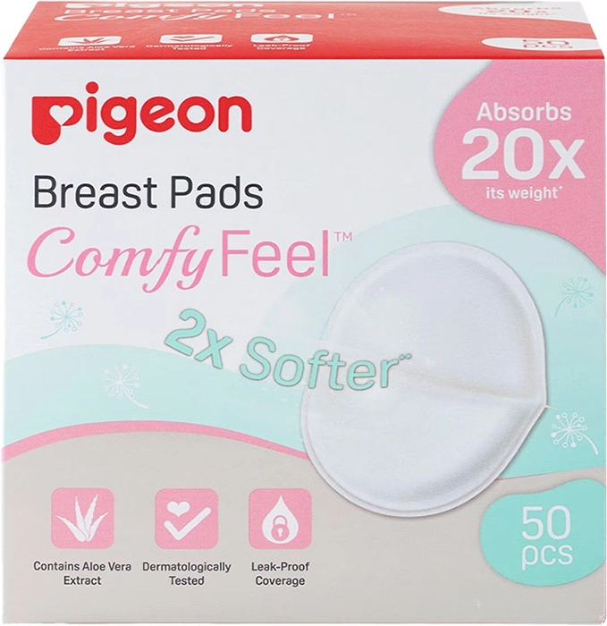 Pigeon ComfyFeel Disposable Breast Pads 50 Pack