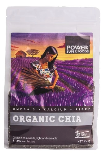 Power Super Foods Chia Seeds Organic 950g