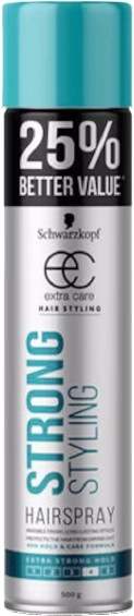 Schwarzkopf Extra Care Strong Styling Hairspray 500g