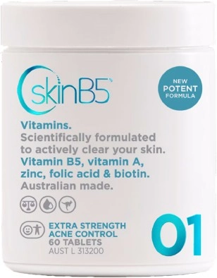 Skinb5 Extra Strength Acne Control Vitamins 60 Tablets