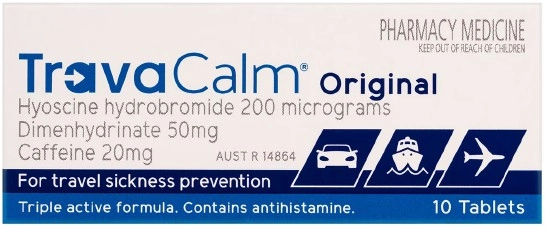 Travacalm Travel Sickness Original 10 Tablets