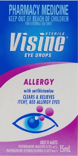 Visine Eye Drops Allergy with Antihistamine 15ml