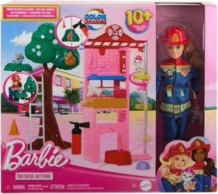 Barbie Firefighter Doll and Playset