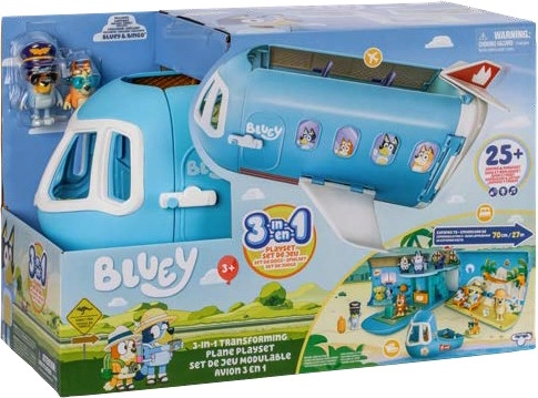 Bluey 3-In-1 Airplane Playset