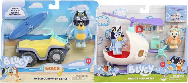 Bluey Assorted Mini Vehicle and Figure Sets