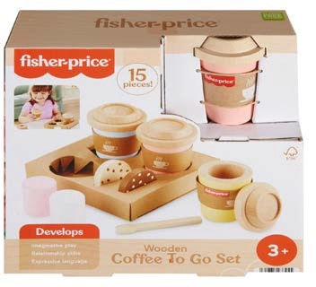 Fisher-Price Wooden Coffee To Go Set