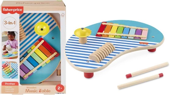 Fisher-Price Wooden Musical Table