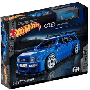 Hot Wheels Audi Avant RS2 Race Car Building Toy Kit