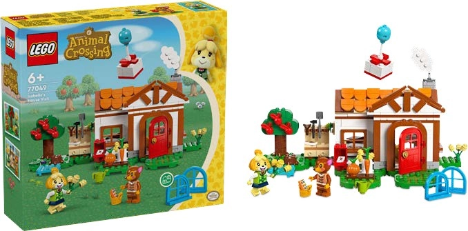 LEGO® Animal Crossing Isabelle’s House Visit 77049