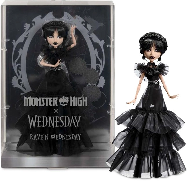 Monster High Rave’N Dance Wednesday Collectible Doll