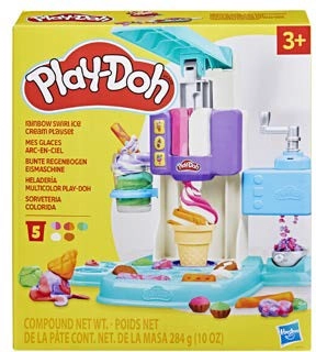 Play-Doh Rainbow Swirl Ice Cream Playset