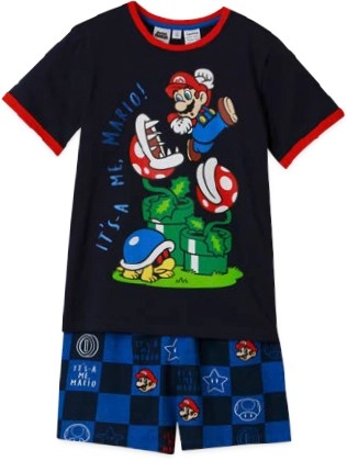 Super Mario Kids’ PJ Set - Dark Navy