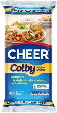 Cheer Colby or Tasty Cheese Block 1kg