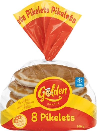 Golden Pikelets 8 Pack