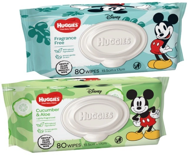 Huggies Baby Wipes 70‑80 Pack Selected Varieties