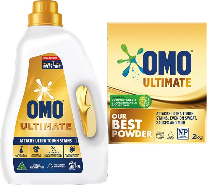 OMO Ultimate Liquid 2 Litre and Powder 2kg Selected Varieties