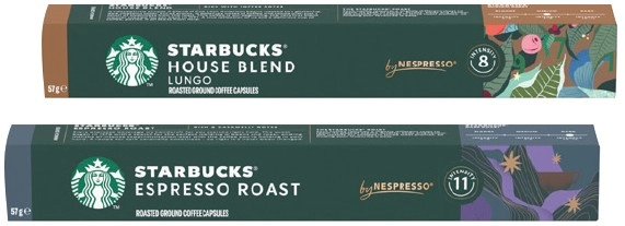 Starbucks by Nespresso Coffee Capsules 10 Pack Selected Varieties