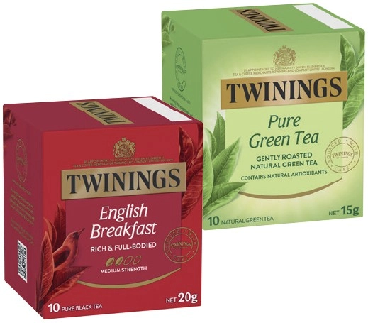 Twinings Tea Bags 10 Pack Selected Varieties