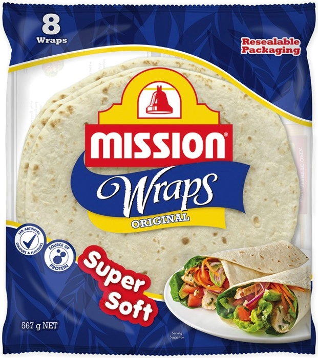 Mission Wraps 6-8 Pack Selected Varieties