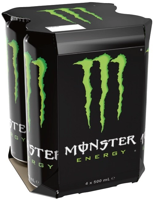 Monster Energy Drink 4x500mL Selected Varieties