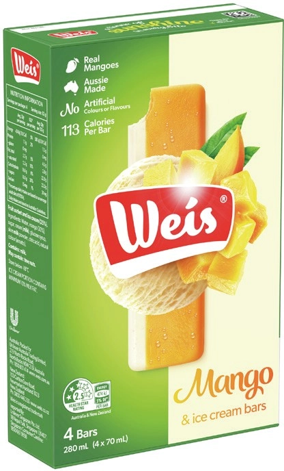 Weis Bar 4 Pack or Mini 6 Pack Selected Varieties