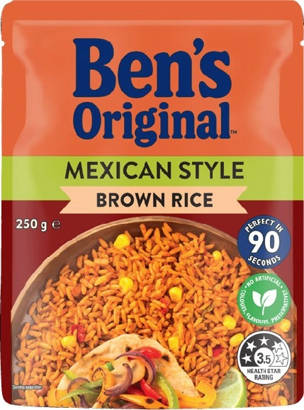 Ben’s Original Rice 240‑250g Selected Varieties