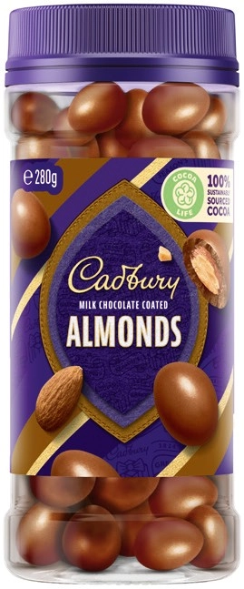 Cadbury Chocolate Coated Nuts or Fruits 280‑340g Selected Varieties*