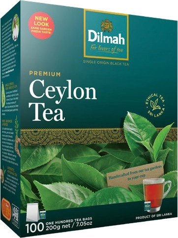 Dilmah Premium Ceylon Tea Bags 100 Pack