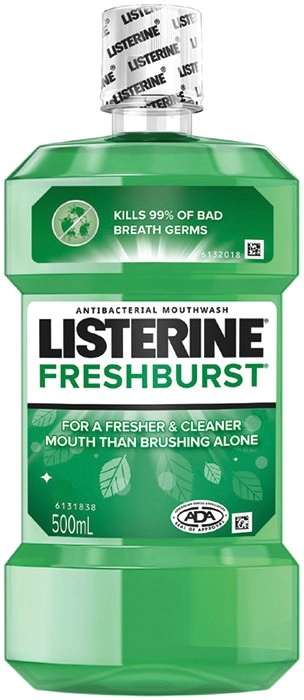 Listerine Antibacterial Mouthwash 500mL Selected Varieties