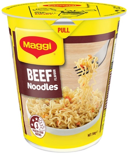 Maggi Cup Noodles 58-65g Selected Varieties