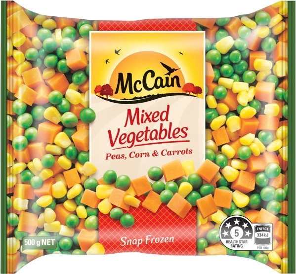 McCain Frozen Vegetables 500g Selected Varieties