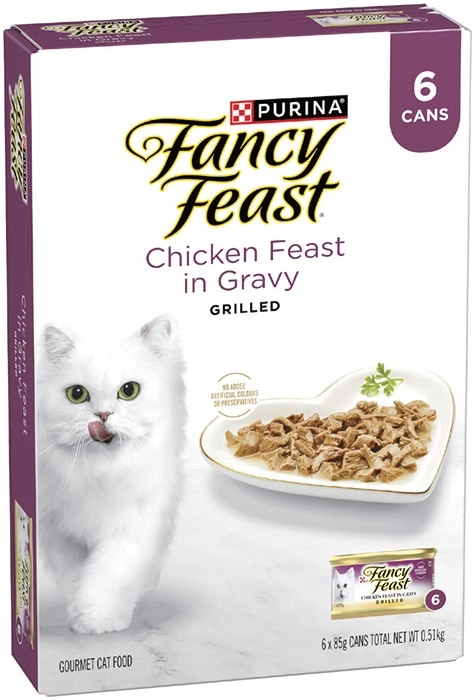 NEW Purina Fancy Feast Wet Cat Food 6x85g Selected Varieties