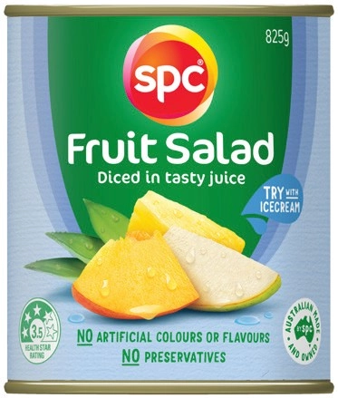 SPC Fruits In Juice or in Nectar 825g Selected Varieties