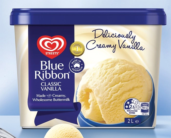 Streets Blue Ribbon Ice Cream 2 Litre Selected Varieties