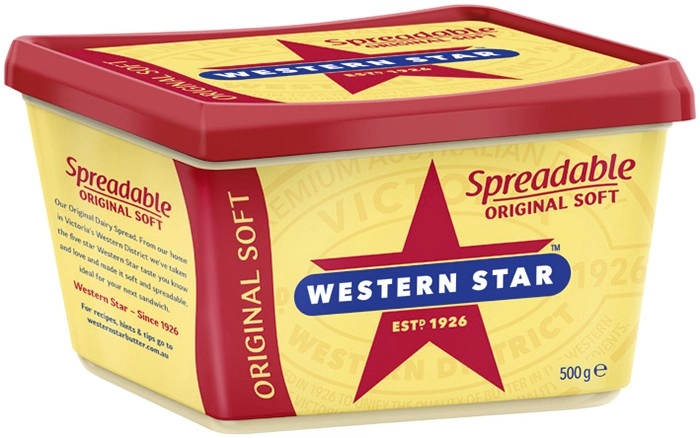 Western Star Spreadable 500g Selected Varieties