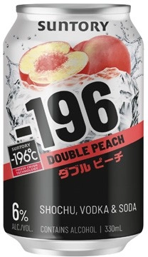 -196 Double Peach 6% Cans 4x330mL