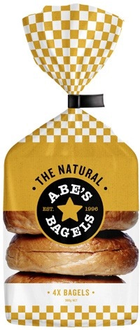 Abe's Bagels 4 Pack 360g