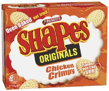 Arnott's Shapes Crackers 130g-190g