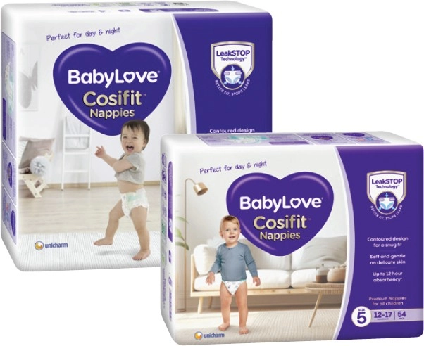 BabyLove Cosifit Jumbo Nappies 54 Pack-84 Pack