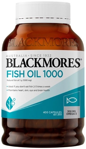 Blackmores Fish Oil 1000mg Capsules 400 Pack^