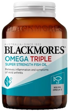 Blackmores Omega Triple Strength Fish Oil Capsules 60 Pack