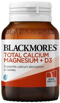 Blackmores Total Calcium Magnesium + D3 Tablets 125 Pack