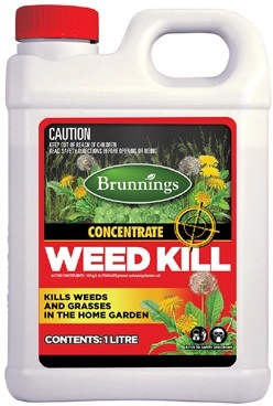 Brunnings Glyphosate Concentrate Weed Kill 1 Litre