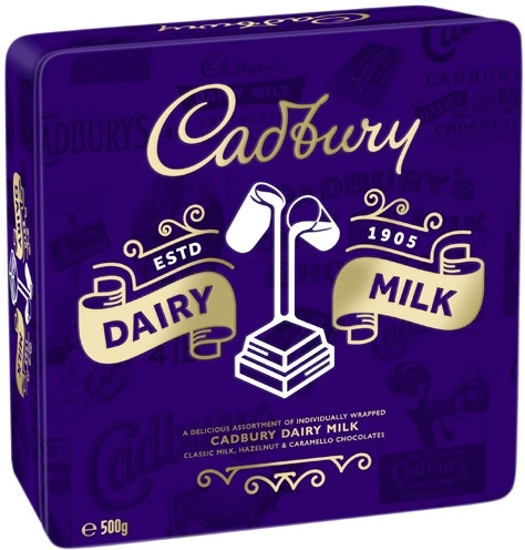 Cadbury Dairy Milk Heritage Tin 500g