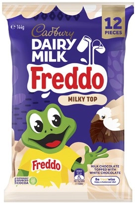 Cadbury Sharepack Freddo Milky Top 144g